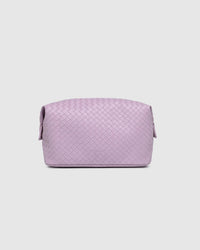 LOUENHIDE_LUCINDA WOVEN COSMETIC CASE LILAC _ LUCINDA WOVEN COSMETIC CASE LILAC _ Ebony Boutique NZ