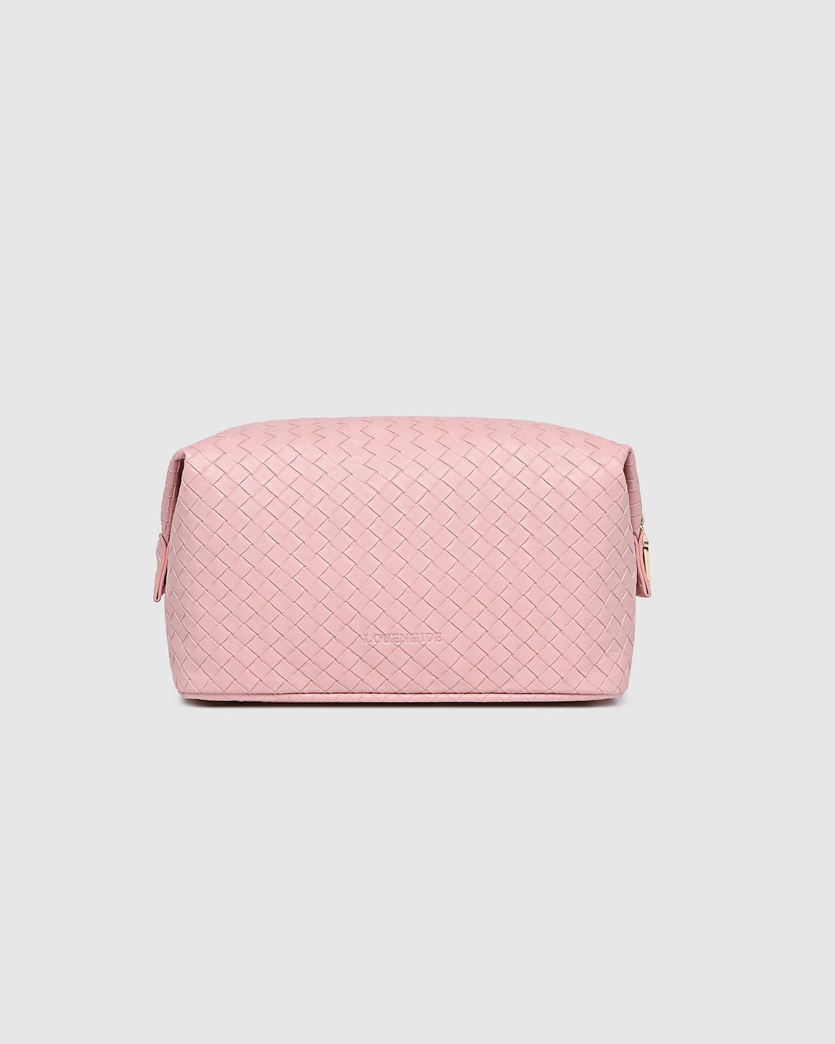 LOUENHIDE_LUCINDA WOVEN COSMETIC CASE PINK _ LUCINDA WOVEN COSMETIC CASE PINK _ Ebony Boutique NZ