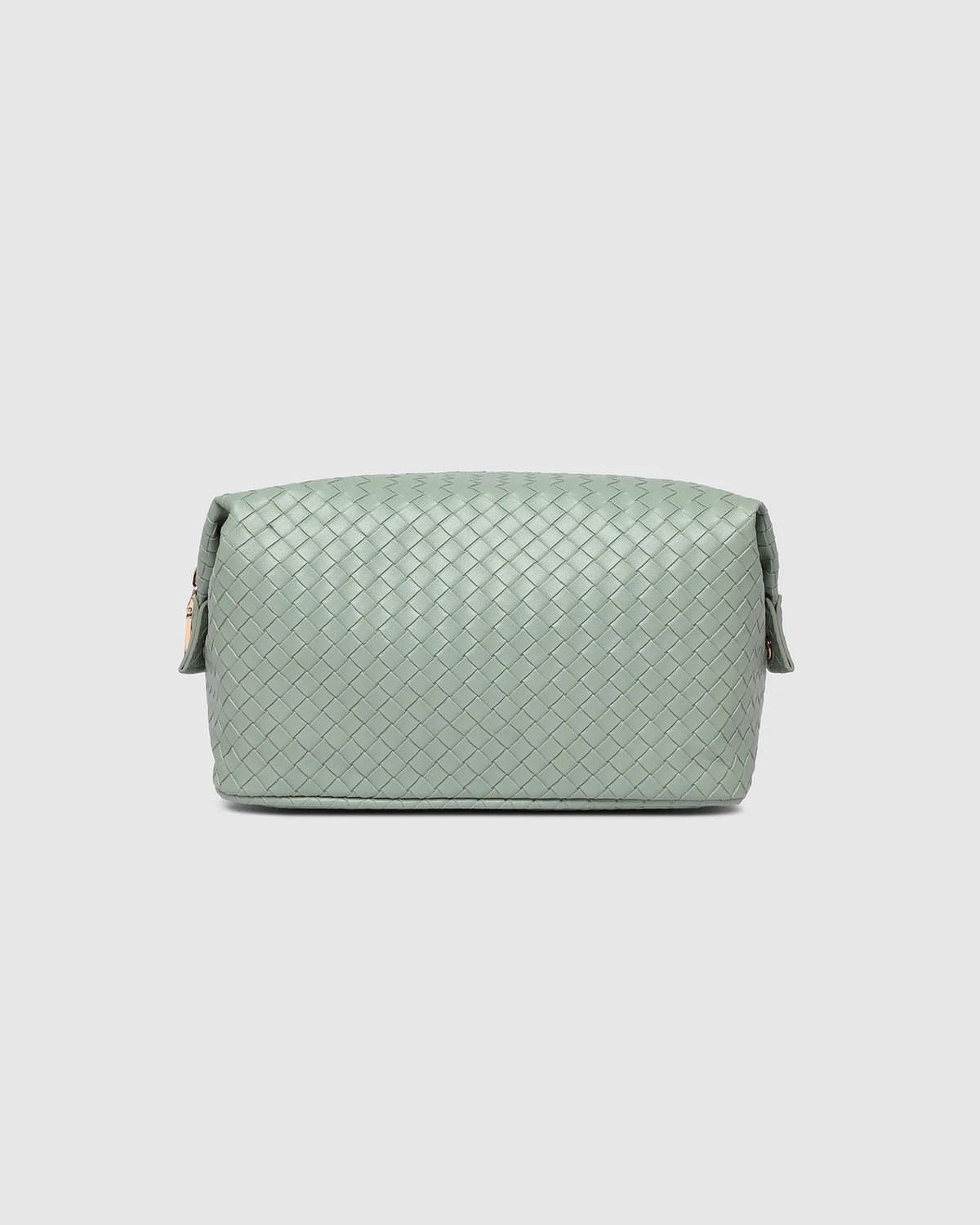 LOUENHIDE_LUCINDA WOVEN COSMETIC CASE SAGE GREEN _ LUCINDA WOVEN COSMETIC CASE SAGE GREEN _ Ebony Boutique NZ