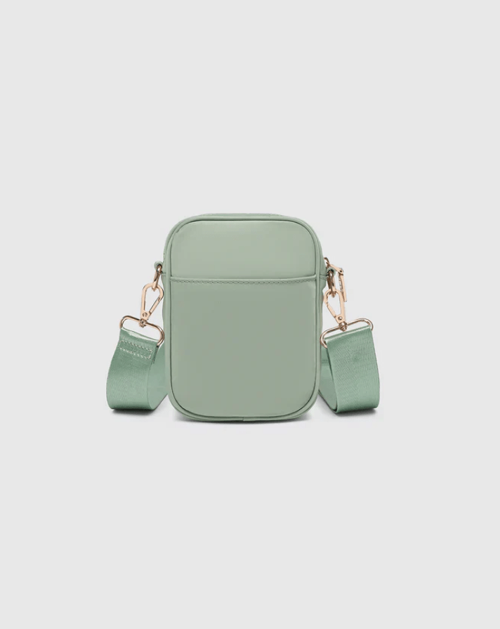 LOUENHIDE_LYLA PHONE BAG SAGE GREEN _ LYLA PHONE BAG SAGE GREEN _ Ebony Boutique NZ