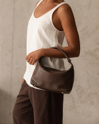 MADELINE SHOULDER BAG CHOCOLATE_by_LOUENHIDE_women's_in_New Zealand_ MADELINE SHOULDER BAG CHOCOLATE _