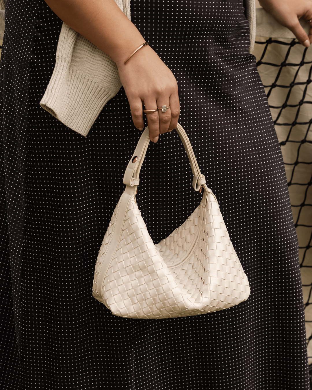 LOUENHIDE_MADELINE SHOULDER BAG VANILLA _ MADELINE SHOULDER BAG VANILLA _ Ebony Boutique NZ