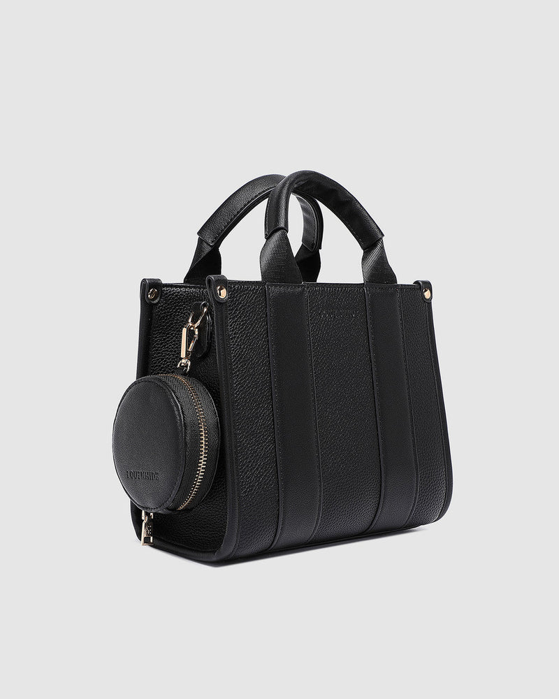 LOUENHIDE_MANHATTAN MINI TOTE BAG BLACK _ MANHATTAN MINI TOTE BAG BLACK _ Ebony Boutique NZ