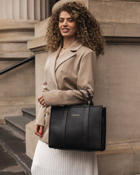 LOUENHIDE_MANHATTAN TOTE BAG BLACK _ MANHATTAN TOTE BAG BLACK _ Ebony Boutique NZ