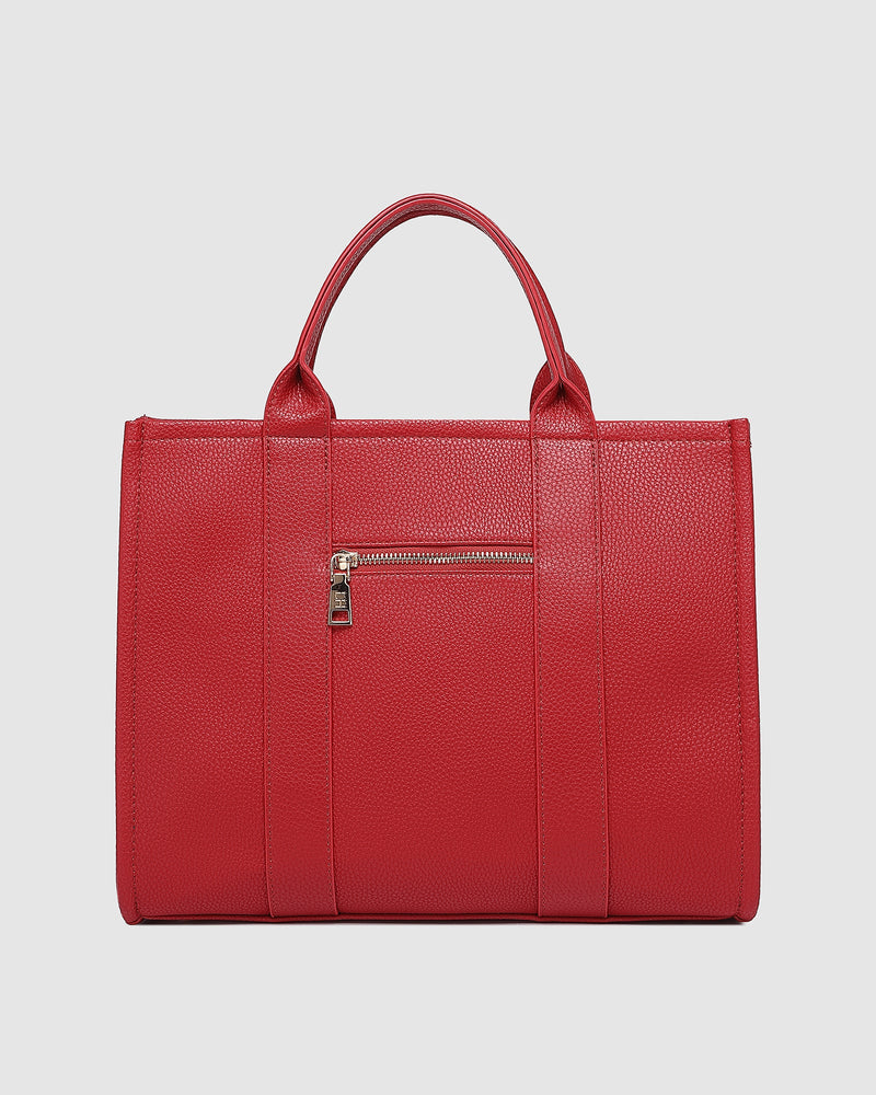 LOUENHIDE_MANHATTAN TOTE BAG RED _ MANHATTAN TOTE BAG RED _ Ebony Boutique NZ