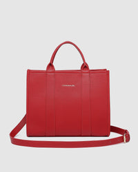 LOUENHIDE_MANHATTAN TOTE BAG RED _ MANHATTAN TOTE BAG RED _ Ebony Boutique NZ