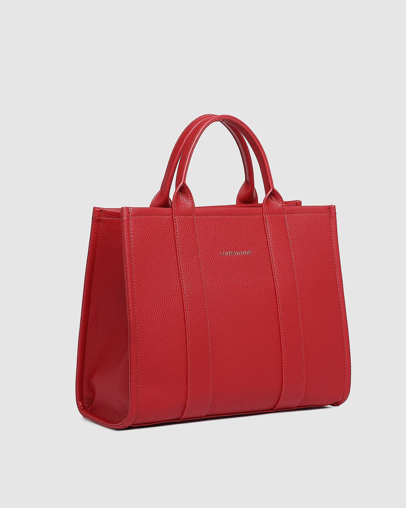 LOUENHIDE_MANHATTAN TOTE BAG RED _ MANHATTAN TOTE BAG RED _ Ebony Boutique NZ