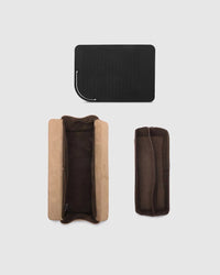 MARGOT HAIR TOOL TRAVEL CASE SUEDETTE HONEY_by_LOUENHIDE_women's_in_New Zealand_ MARGOT HAIR TOOL TRAVEL CASE SUEDETTE HONEY _