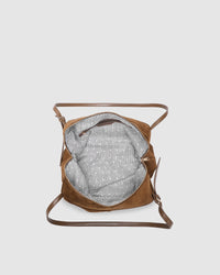 MARISSA SUEDETTE SHOULDER BAG COGNAC_by_LOUENHIDE_women's_in_New Zealand_ MARISSA SUEDETTE SHOULDER BAG COGNAC _