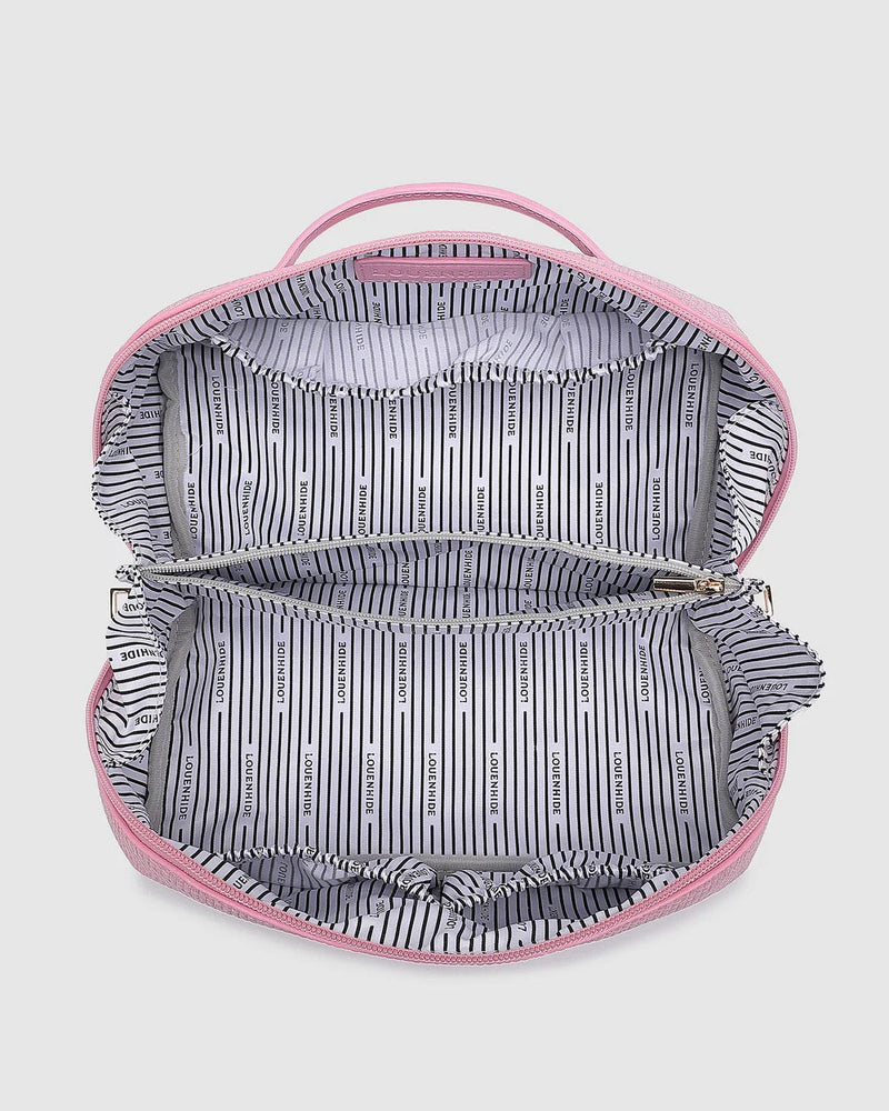 LOUENHIDE_MARY COSMETIC CASE PINK _ MARY COSMETIC CASE PINK _ Ebony Boutique NZ