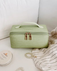 LOUENHIDE_MARY COSMETIC CASE PISTACHIO _ MARY COSMETIC CASE PISTACHIO _ Ebony Boutique NZ