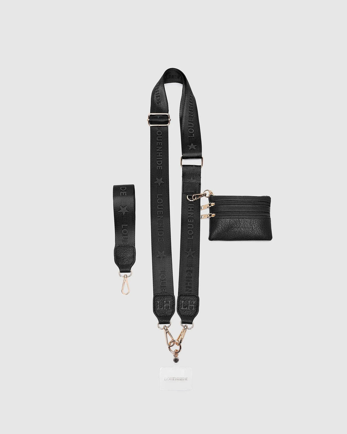 LOUENHIDE_MIA PHONE CONVERTER STRAP BLACK _ MIA PHONE CONVERTER STRAP BLACK _ Ebony Boutique NZ