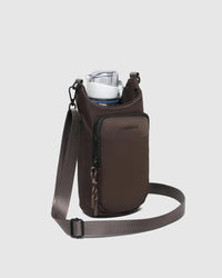 LOUENHIDE_MIAMI WATER BOTTLE BAG CHOCOLATE _ MIAMI WATER BOTTLE BAG CHOCOLATE _ Ebony Boutique NZ