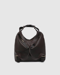 MILEY CONVERTIBLE BACKPACK CHOCOLATE_by_LOUENHIDE_women's_in_New Zealand_ MILEY CONVERTIBLE BACKPACK CHOCOLATE _