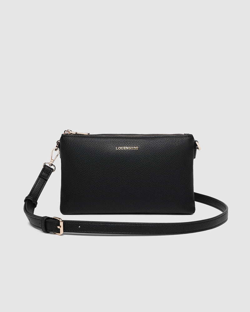 LOUENHIDE_MILLIE CROSSBODY BAG BLACK _ MILLIE CROSSBODY BAG BLACK _ Ebony Boutique NZ