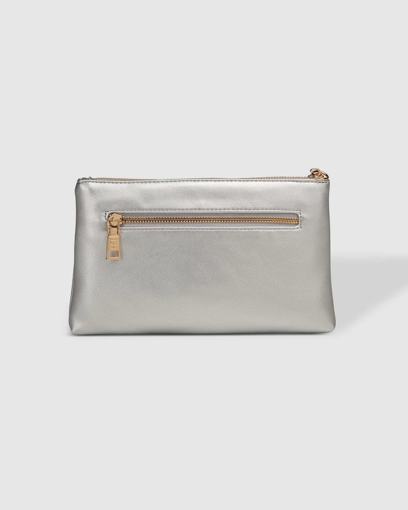 LOUENHIDE_MIMI CLUTCH SILVER _ MIMI CLUTCH SILVER _ Ebony Boutique NZ