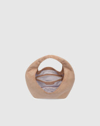 MINI MONACO SHOULDER BAG SUEDETTE BLONDE_by_LOUENHIDE_women's_in_New Zealand_ MINI MONACO SHOULDER BAG SUEDETTE BLONDE _