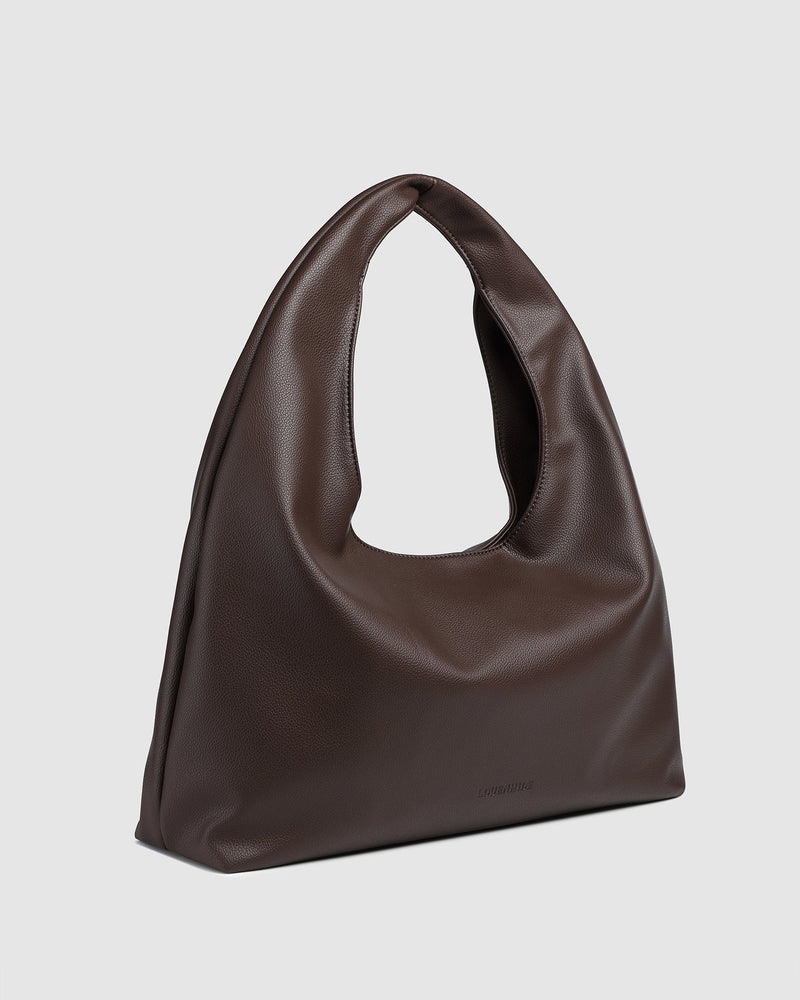 LOUENHIDE_MONACO SHOULDER BAG CHOCOLATE _ MONACO SHOULDER BAG CHOCOLATE _ Ebony Boutique NZ