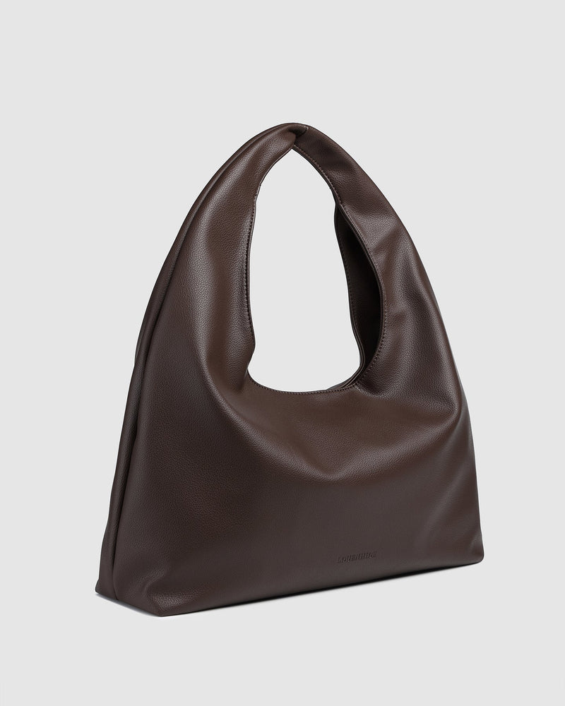 LOUENHIDE_MONACO SHOULDER BAG / POUCH SET CHOCOLATE _ MONACO SHOULDER BAG / POUCH SET CHOCOLATE _ Ebony Boutique NZ