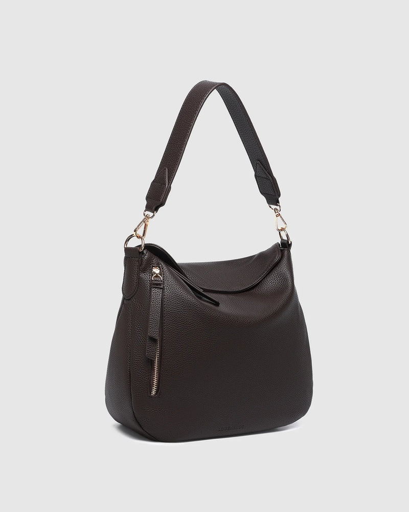 LOUENHIDE_NADIA SHOULDER BAG CHOCOLATE _ NADIA SHOULDER BAG CHOCOLATE _ Ebony Boutique NZ