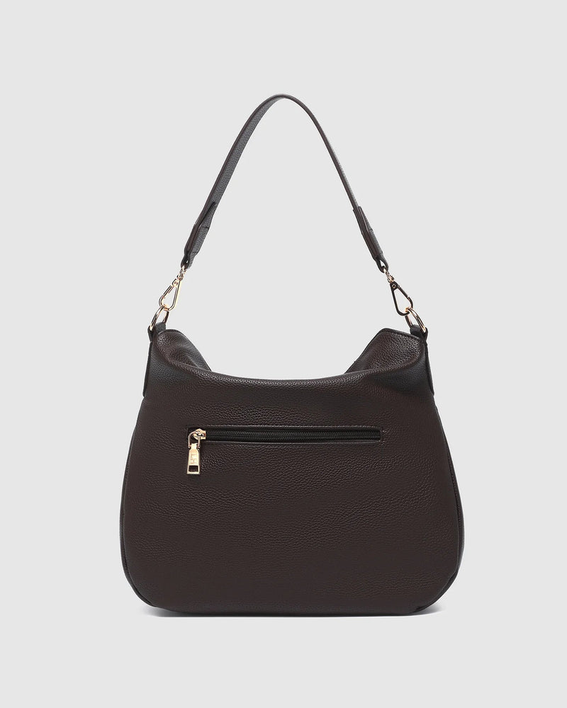 LOUENHIDE_NADIA SHOULDER BAG CHOCOLATE _ NADIA SHOULDER BAG CHOCOLATE _ Ebony Boutique NZ