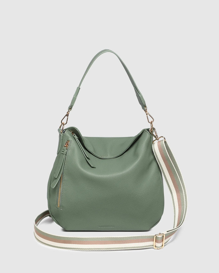 LOUENHIDE_NADIA SHOULDER BAG SAGE GREEN _ NADIA SHOULDER BAG SAGE GREEN _ Ebony Boutique NZ