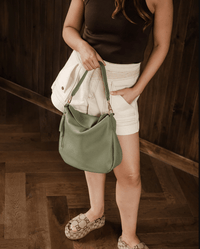 LOUENHIDE_NADIA SHOULDER BAG SAGE GREEN _ NADIA SHOULDER BAG SAGE GREEN _ Ebony Boutique NZ