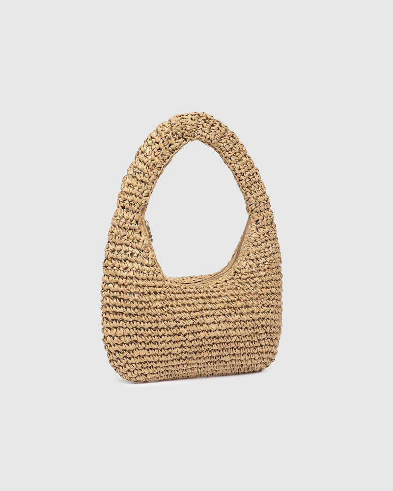 LOUENHIDE_NELLIE SHOULDER BAG RAFFIA NATURAL _ NELLIE SHOULDER BAG RAFFIA NATURAL _ Ebony Boutique NZ