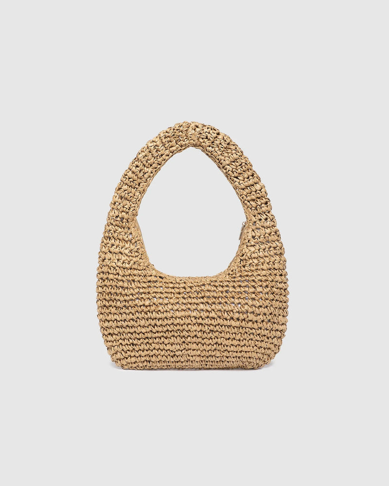 LOUENHIDE_NELLIE SHOULDER BAG RAFFIA NATURAL _ NELLIE SHOULDER BAG RAFFIA NATURAL _ Ebony Boutique NZ
