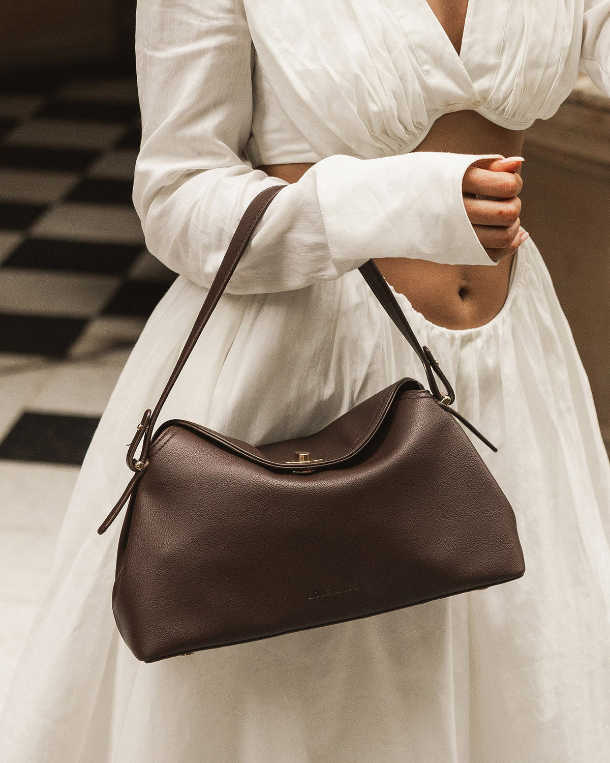 NICOLE HANDBAG CHOCOLATE_by_LOUENHIDE_women's_in_New Zealand_ NICOLE HANDBAG CHOCOLATE _
