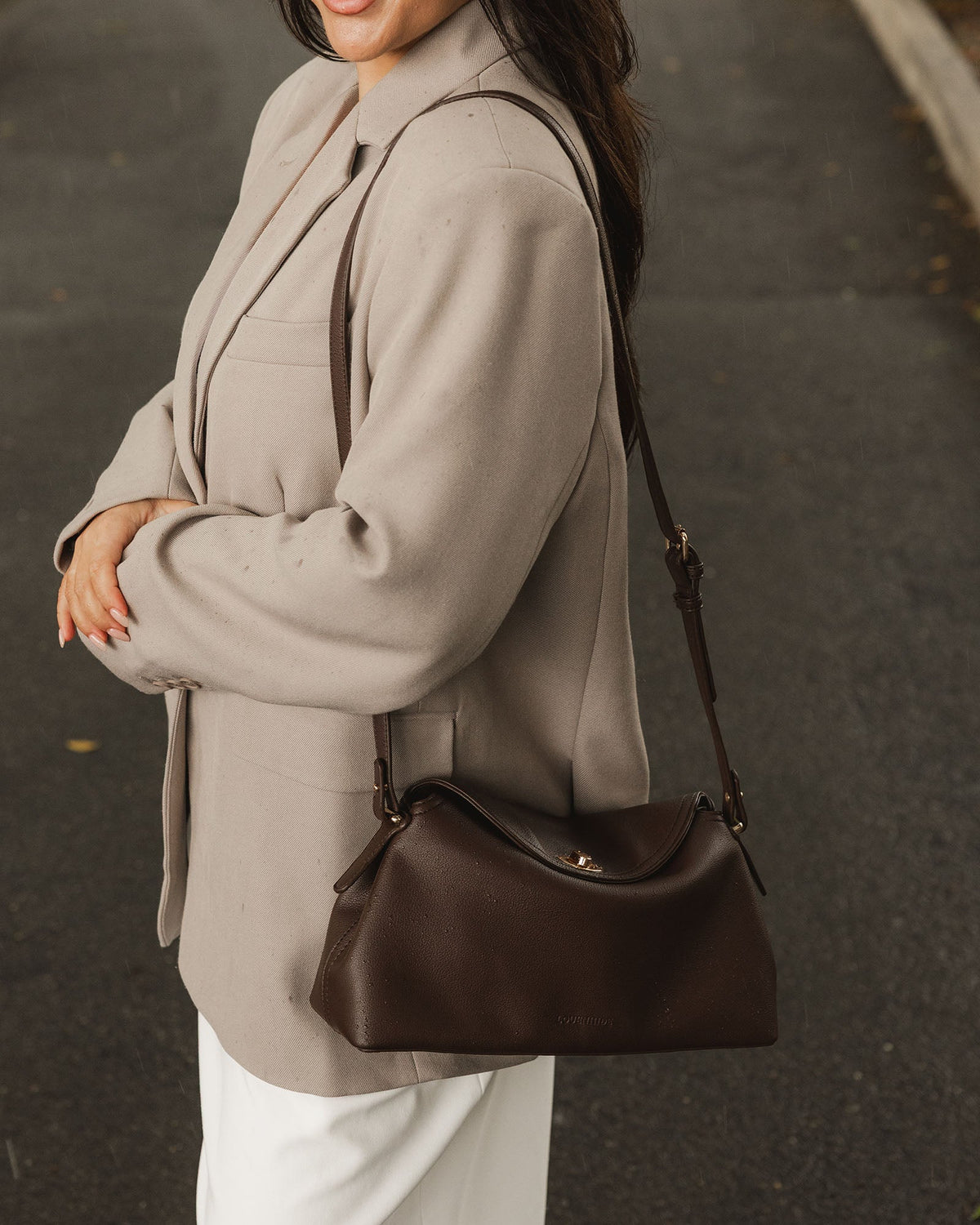 NICOLE HANDBAG CHOCOLATE_by_LOUENHIDE_women's_in_New Zealand_ NICOLE HANDBAG CHOCOLATE _