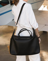 LOUENHIDE_OHIO OVERNIGHT BAG BLACK _ OHIO OVERNIGHT BAG BLACK _ Ebony Boutique NZ