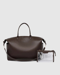 OHIO OVERNIGHT BAG CHOCOLATE_by_LOUENHIDE_women's_in_New Zealand_ OHIO OVERNIGHT BAG CHOCOLATE _