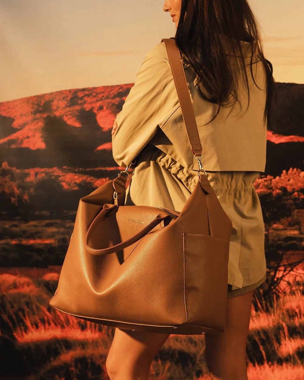 OHIO OVERNIGHT BAG NUTMEG_by_LOUENHIDE_women's_in_New Zealand_ OHIO OVERNIGHT BAG NUTMEG _