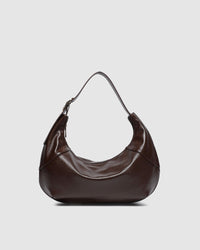 LOUENHIDE_OLIVIA SHOULDER BAG CHOCOLATE _ OLIVIA SHOULDER BAG CHOCOLATE _ Ebony Boutique NZ