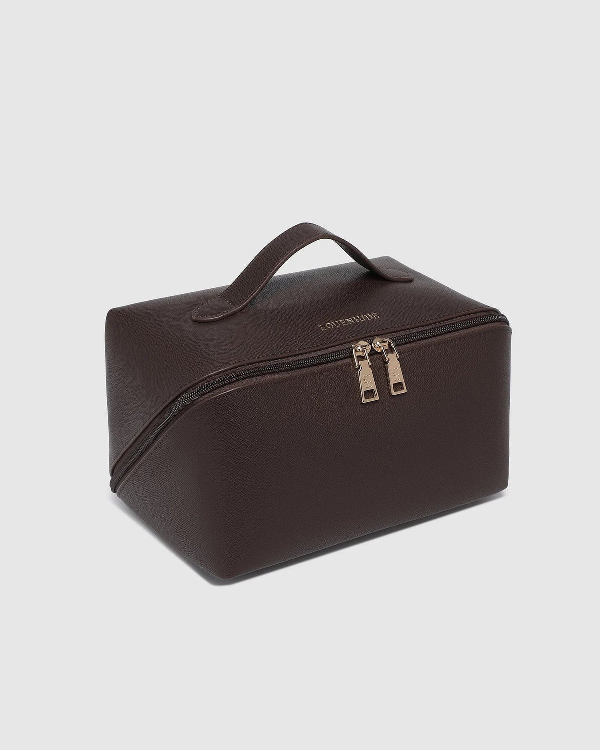 LOUENHIDE_ORION COSMETIC CASE CHOCOLATE _ ORION COSMETIC CASE CHOCOLATE _ Ebony Boutique NZ