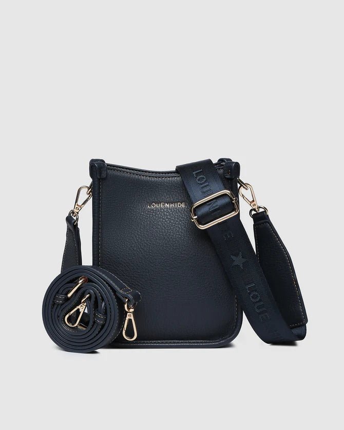 LOUENHIDE_PARKER PHONE CROSSBODY BAG NAVY _ PARKER PHONE CROSSBODY BAG NAVY _ Ebony Boutique NZ