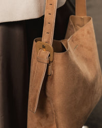 PEYTON SHOULDER BAG SUEDETTE HONEY_by_LOUENHIDE_women's_in_New Zealand_ PEYTON SHOULDER BAG SUEDETTE HONEY _