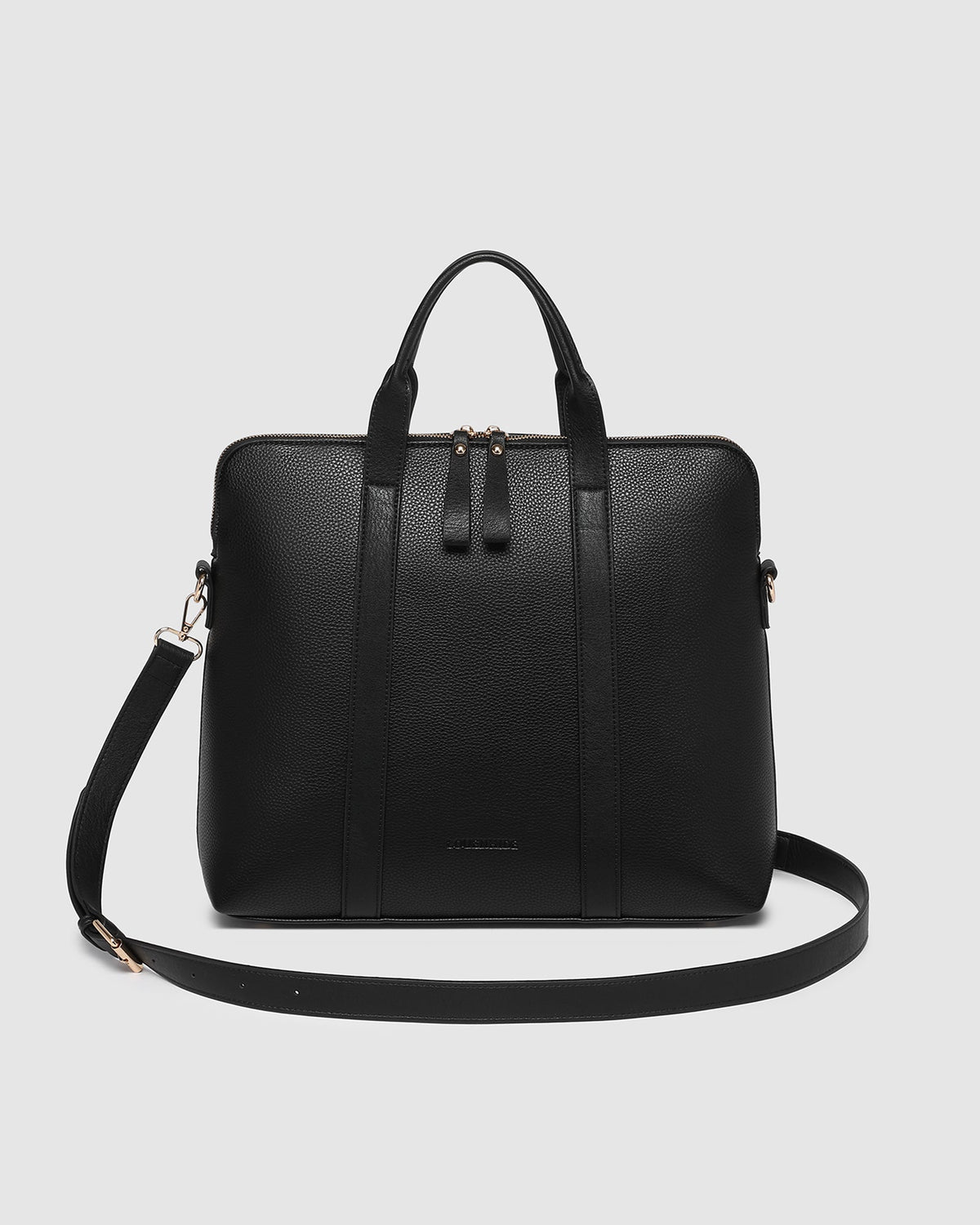 LOUENHIDE_RHODES BLACK GOLD HARDWARE LAPTOP BAG _ RHODES BLACK GOLD HARDWARE LAPTOP BAG _ Ebony Boutique NZ