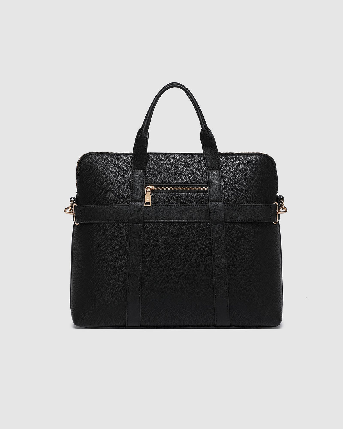LOUENHIDE_RHODES BLACK GOLD HARDWARE LAPTOP BAG _ RHODES BLACK GOLD HARDWARE LAPTOP BAG _ Ebony Boutique NZ