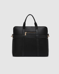 LOUENHIDE_RHODES BLACK GOLD HARDWARE LAPTOP BAG _ RHODES BLACK GOLD HARDWARE LAPTOP BAG _ Ebony Boutique NZ