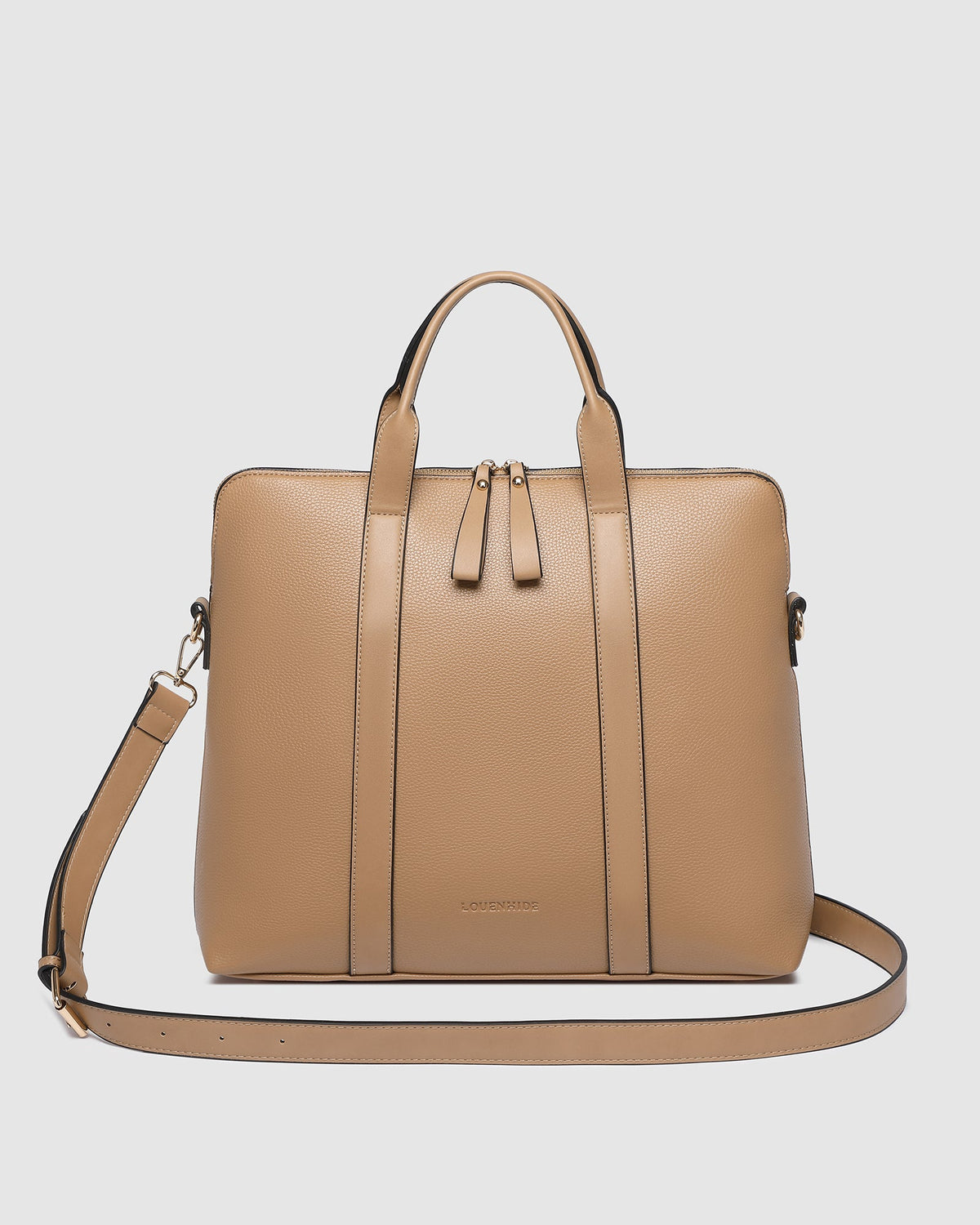 LOUENHIDE_RHODES LATTE LAPTOP BAG _ RHODES LATTE LAPTOP BAG _ Ebony Boutique NZ