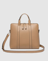 LOUENHIDE_RHODES LATTE LAPTOP BAG _ RHODES LATTE LAPTOP BAG _ Ebony Boutique NZ