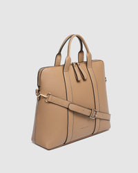 LOUENHIDE_RHODES LATTE LAPTOP BAG _ RHODES LATTE LAPTOP BAG _ Ebony Boutique NZ