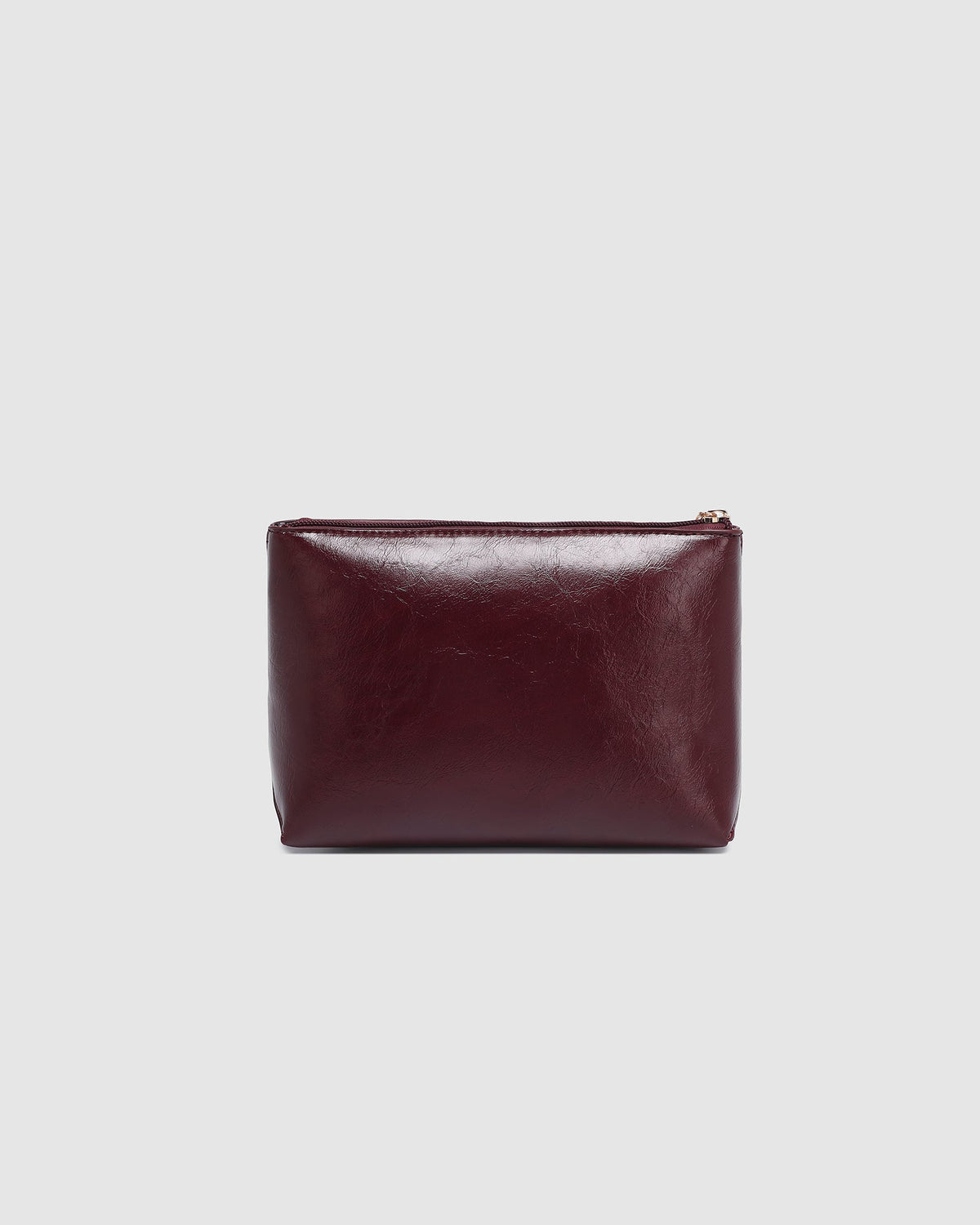 LOUENHIDE_RILEY AND EVERYDAY POUCH SET BURGUNDY PATENT _ RILEY AND EVERYDAY POUCH SET BURGUNDY PATENT _ Ebony Boutique NZ