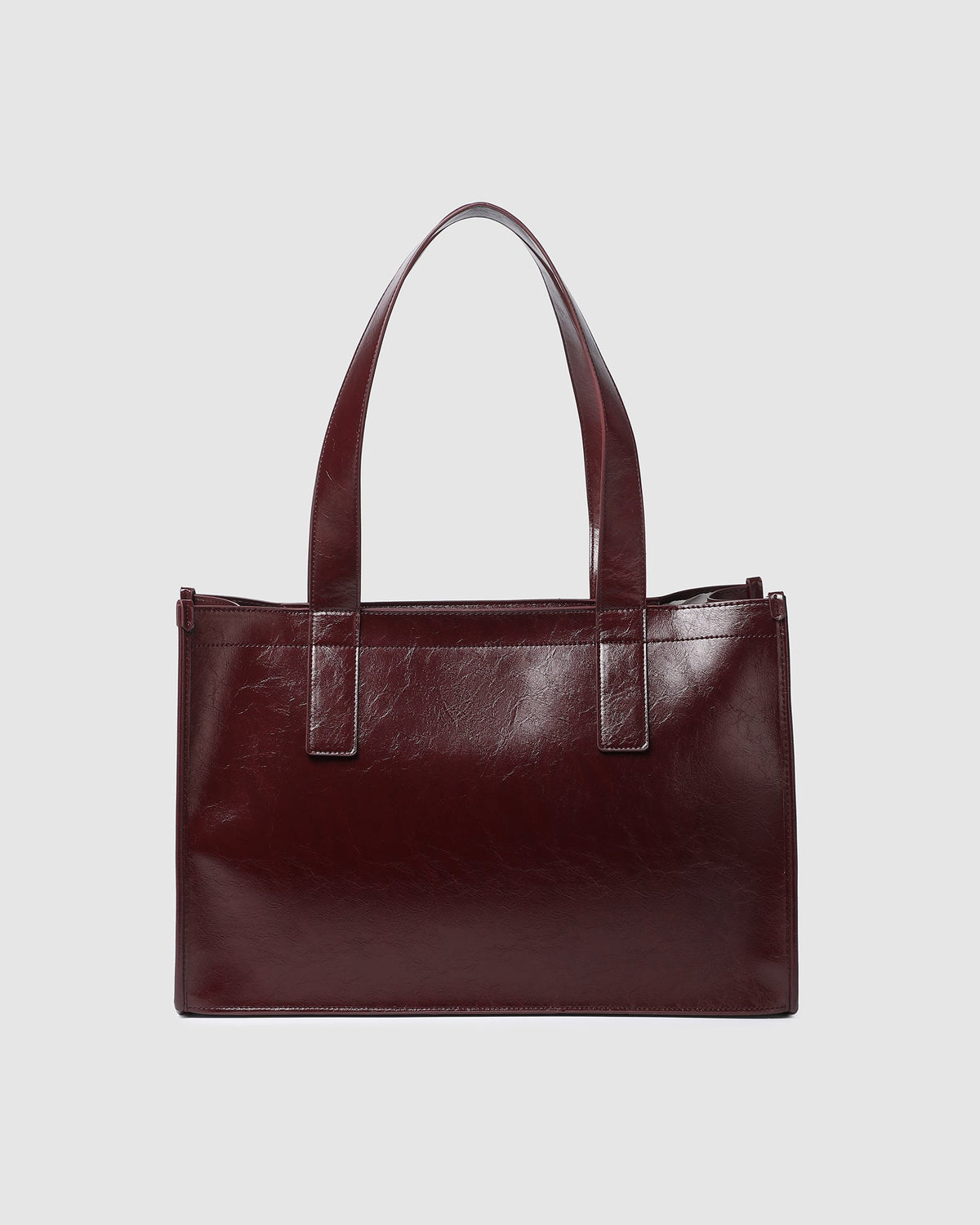 LOUENHIDE_RILEY TOTE BAG BURGUNDY _ RILEY TOTE BAG BURGUNDY _ Ebony Boutique NZ