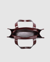 LOUENHIDE_RILEY TOTE BAG BURGUNDY _ RILEY TOTE BAG BURGUNDY _ Ebony Boutique NZ