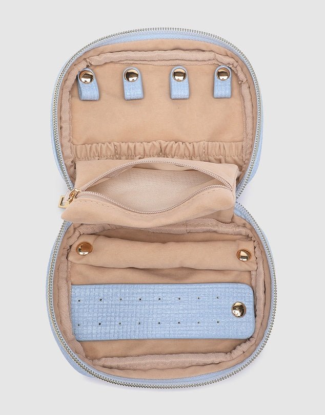 LOUENHIDE_RITA JEWELLERY CASE PASTEL BLUE _ RITA JEWELLERY CASE PASTEL BLUE _ Ebony Boutique NZ