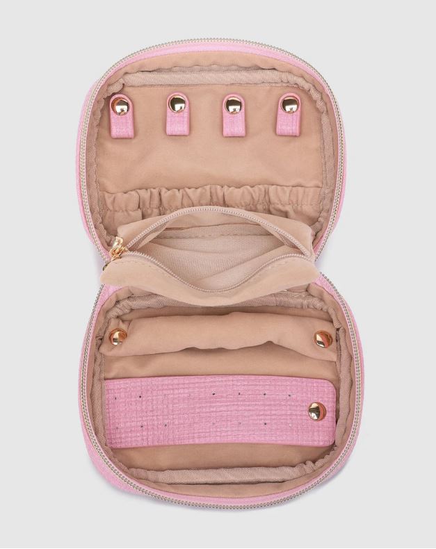 LOUENHIDE_RITA JEWELLERY CASE PASTEL PINK _ RITA JEWELLERY CASE PASTEL PINK _ Ebony Boutique NZ