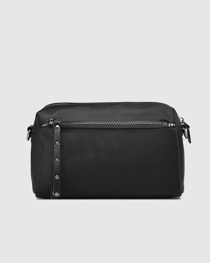 LOUENHIDE_ROWIE NYLON CROSSBODY BAG BLACK _ ROWIE NYLON CROSSBODY BAG BLACK _ Ebony Boutique NZ